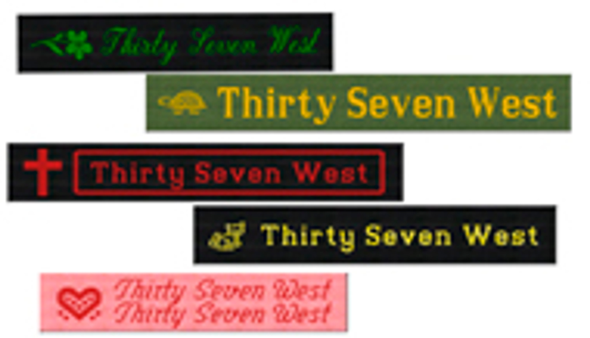 5/8" Cotton Woven Clothing Labels